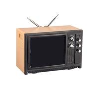 Antique TVs Figurine For Doll House Collector Televisions Figure For Children Pretend Play Scene Display Accessory Miniature Model
