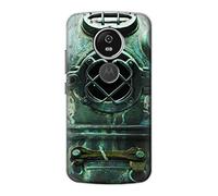 Antique Vintage Deep Sea Diver Helmet Case Cover For Motorola Moto G6 Play, Moto G6 Forge, Moto E5