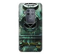 Antique Vintage Deep Sea Diver Helmet Case Cover For Motorola Moto One Zoom, Moto One Pro