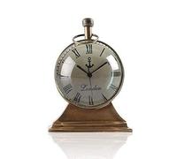 Antique Vintage Trophy Stand Roman Number Table Clock for Office and Home