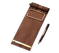 Antique Wooden Scroll Writing Board with Hidden Hanging Hook for Home Office Organization and Decor Wall Mounted Note Holder Organizers Note Pad