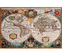 Eg82201997 - Eurographics Puzzle 2000 Pc - Antique World Map