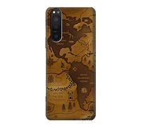 Antique World Map Case Cover For Sony Xperia 5 II