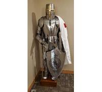 antiquegifts2019 Medieval Wearable Knight CRUSADOR Full Suit of Armour Collectibles Armor Costume
