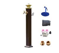 AntiqueLookWater Column with Faucet 114cm Outdoor Watering Post for Efficient Irrigat Ideal forWater Supply and Lacape Det