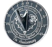 ANTIQUEMEDIEVAL 10th Tin Anniversary Sundial 2025 Gift For Garden