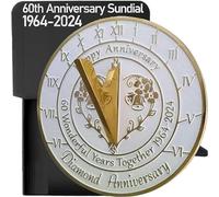 ANTIQUEMEDIEVAL 60th Diamond Wedding Anniversary 2024 Sundial