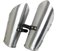 ANTIQUEMEDIEVAL Cavalier Hinged Medieval Knightly Armor 18g Steel Functional Arm Protection Bracers