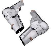 ANTIQUEMEDIEVAL Churburg Style Full Arm Armour Medieval Arm Gurads LARP Reenactment Silver