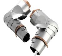 ANTIQUEMEDIEVAL Medieval Infantry Arm Armour Knight Full Arm Guard Set Silver