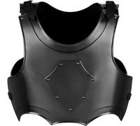 ANTIQUEMEDIEVAL Undead Torso Armour Medieval Cuirass Knight Chest Breastplate LARP Costume Black