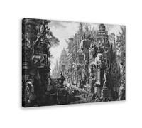 Antiquities of Rome Appian Way From Le Antichita Romane by Giovanni Poster Bedroom Canvas Decor Print Wall Art Office Room Aesthetic Decor Gift Frame