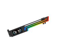 AntiSag GPU VGA Brackets with Color Changing Lights and Height for Thick Graphics Cards ARGB GPU Holder with Temperature Display