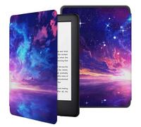 Antiskid Case For 6" Kindle Paperwhite (7Th/6Th/5Th Gen - 2015/2013/2012 Released Model: Dp75Sdi Or Ey21) Pu Case Paperwhite Cover-Fantasy Galaxy