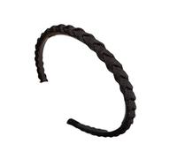 AntiSlip Braided Hairband for Face Washing Skincare Routine Comfortable Fabric Hairhoop for Short and Side Bangs Hair Hairhoop with Grip for Women