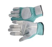 Antislip Gardening Gloves with Reinforced Fabric Construction Heat Protections for Construction Workshop Use Work Gloves