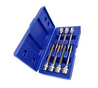 Antislip Metal Screwdriver Bit Extension 7Pcs for Secure Fastener Access Behind Appliances and Machinery Bit Holder Extension Set