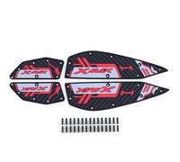 Antislip Motorcycle Footrest Pads For Xmax300 2020-2024: Durables Rubber Grip Quick Installation Ergonomic Design Foot Rest Cover