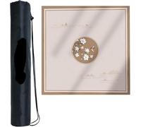 Antislip Rice WhiteTable Cover for Silent Play Perfect for Home Game Nights and Tournaments and Easy to Clean