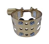 Antislip Saxophone Ligature For Altos Instrument Optimized Resonance Metal Clamp Customizable Tightness Friendly Storage Saxophone Mouthpiece Ligature