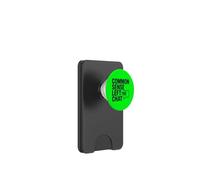 Antisocial Common Sense Left The Chat Anti Stupid People PopSockets PopWallet for MagSafe