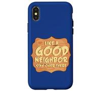 Antisocial Like A Good Neighbor Stay Over There Introvert Case for iPhone X/XS