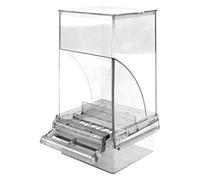 Antispilling Birdcage Feeder Parrots Feeding Box For Budgies Automatic Bird Feeder Container Bird Feeding Supplies