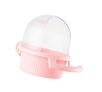 Antisplash Hanging Parakeets Feeder With Half Open Covers Bird Cage Food Dispenser Box For Easy Access And Maintenance