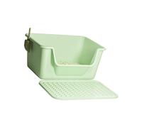 AntiSplash Opening Top Cats Litters Box Deeply Body for Kittens Large Size Low Entry Easy to Clean PP Materials Designs Ventilated Deeply Antisplash