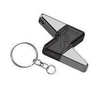 Antistatic Keyring, Antistatic Key Fob, Portable Electrostatic Eliminator in Bolt Shape, Multifunctional Static Protection Gadget Compact Anti-Shocking Tool for, black, Siehe Beschreibung