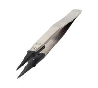 Antistatic Tweezers | Antistatic Fine Tip Grippers - Precision Industrial Tweezers - for Computers, Mobile Phones and Soldering, Model Making, Crafts, Jewellery Making, Art, Hobbies and Sewing