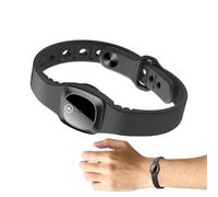Antistatic Wristband - Silicone, 9.84 x 0.79 Inch ESD Wrist Strap, Static Shock Protection, Metal Contact Grounding Bracelet, Clothes Clip Reducer for Sweaters, Coats, Doors