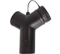 Antistatic Y-adapter with Blanking Plug - Compatible With Festool All Dust Extractor/Vacuum y Splitter Connector
