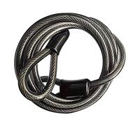 AntiTheft Bike Chain Bicycles Security Steel Cable with Looped End Motorcycle Bike Rope Steel Braided Cable