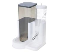 AntiTip Hamster Feeder with Water Dispenser Automatic Feeding Bowl Bottle for Easy Small Animal Food for Small Pet