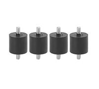 Antivibration Rubber -Mount 4PCs for Air Compressors, Good Shock Absorption Effect and Improvement of the Stability for Workshop Workers (M6)