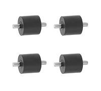 Antivibration Rubber -Mount 4PCs for Air Compressors, Good Shock Absorption Effect and Improvement of the Stability for Workshop Workers (M8)