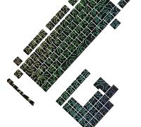 AntiWear 133Keys Keycaps With Gradients Side Print Topographic Full Backlights Compatibility Through Set