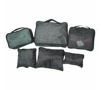 Antler 6pc Packing Cubes & Zipped Pouches Compression Organiser Set for Luggage, Suitcases, Closets & Drawers for Home, Storage & Travel