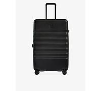 Antler Antler Icon Stripe Large Hard-Shell Polycarbonate Suitcase 78.5cm Black