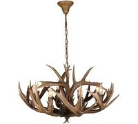 Antler Chandeliers American Country Industrial Wind Clothing Store Retro Restaurant Living Room Personality loft Lamps,Contemporary Dining Room