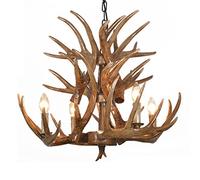 antler chandeliers american country industrial wind restaurant lights clothing store retro retro cafe mediterranean chandeliers, 3 layers 4 head