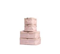 ANTLER - Compression Packing Cubes, Set of 4 Essential Packing Cubes for Suitcases and Backpacks - Holiday, Travel & Accessories Organiser, Easy Clothes and Shoe Storage - Moorland Pink