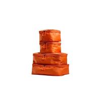 ANTLER - Compression Packing Cubes, Set of 4 Essential Packing Cubes for Suitcases and Backpacks - Holiday, Travel & Accessories Organiser, Easy Clothes and Shoe Storage - Coral