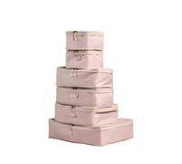 ANTLER - Compression Packing Cubes, Set of 6 Essential Packing Cubes for Suitcases and Backpacks - Holiday, Travel & Accessories Organiser, Easy Clothes and Shoe Storage - Moorland Pink
