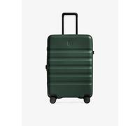 Antler Green Icon Stripe Medium Hard-shell Polycarbonate Suitcase 67cm