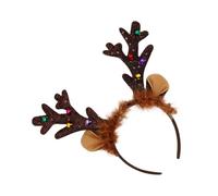 Antler Headband, Comfortable Accessory for the Head, Reindeer Antlers Headband for Face Wash | for Weddings, Travel, Holidays, Camping, Picnic, Barbecue, Garden, Parties, Meetings Dinner
