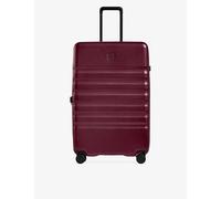 Antler Heather Purple Icon Stripe Large Hard-shell Polycarbonate Suitcase 78.5cm