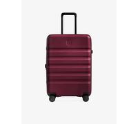 Antler Heather Purple Icon Stripe Medium Shell Four-wheeled Suitcase 67cm