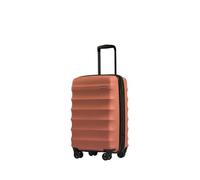 ANTLER - Juno Hard Shell Cabin Suitcase, 56x35x20.5cm 42L, Lightweight & Expandable, 4 Spinner Wheels, Adjustable Handle, Carry On Luggage Approved by easyjet & British Airways, TSA Lock - Soft Orange